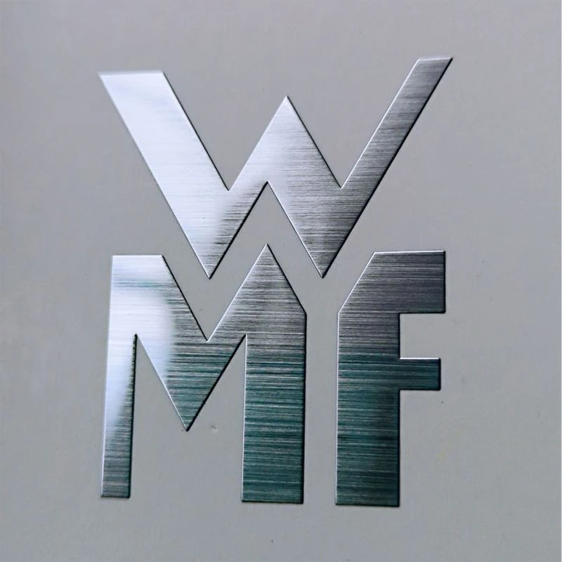 furniture metal nickel sticker logo