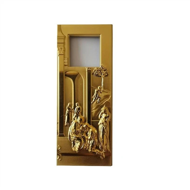 2 perfume bottle metal nickel sticker