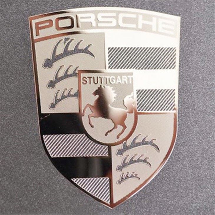 Electroform Metal Car Sticker Logo Emblem Metal Nickel Sticker Logo