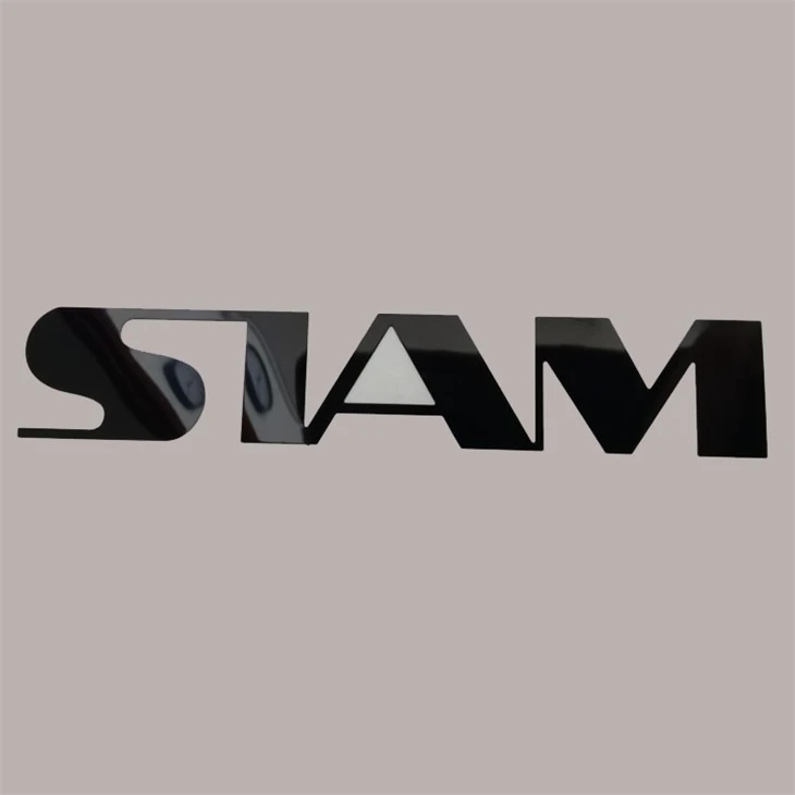 Electroformed Nickel Decals Sticker 3d Metal Nickel Badges