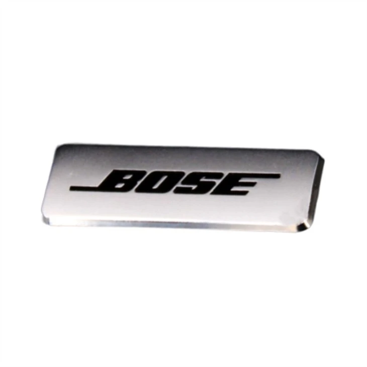 Electroforming Nickel Metal Sticker Logo Label