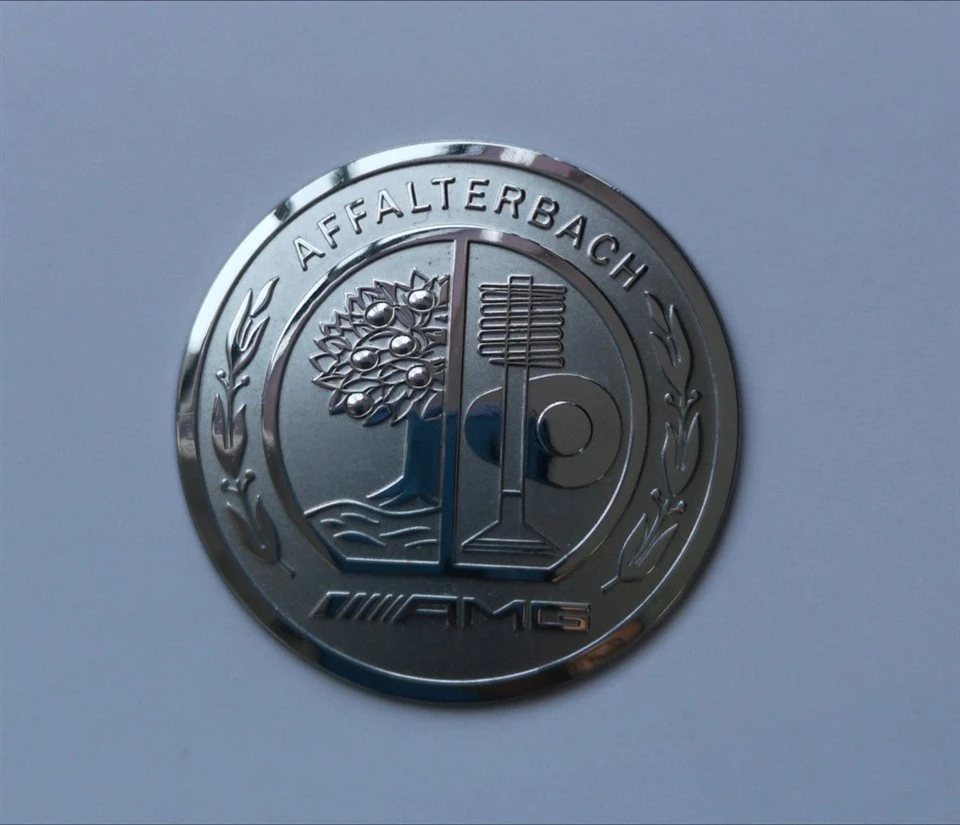 3D Nickel Metal Logo Sticker