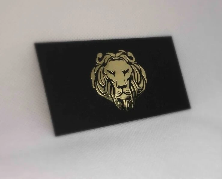 Nickel Metal Logo Label Sticker
