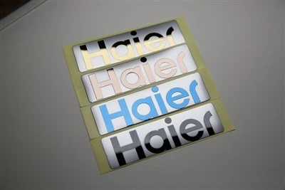 Electroformed Nickel Sticker