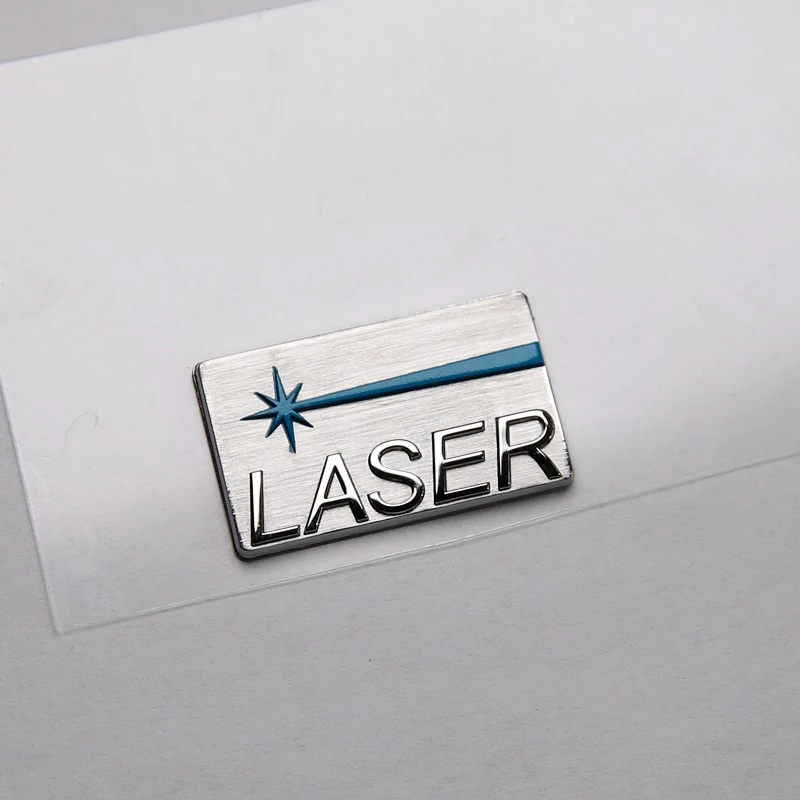 Stainless Steel Logo Label