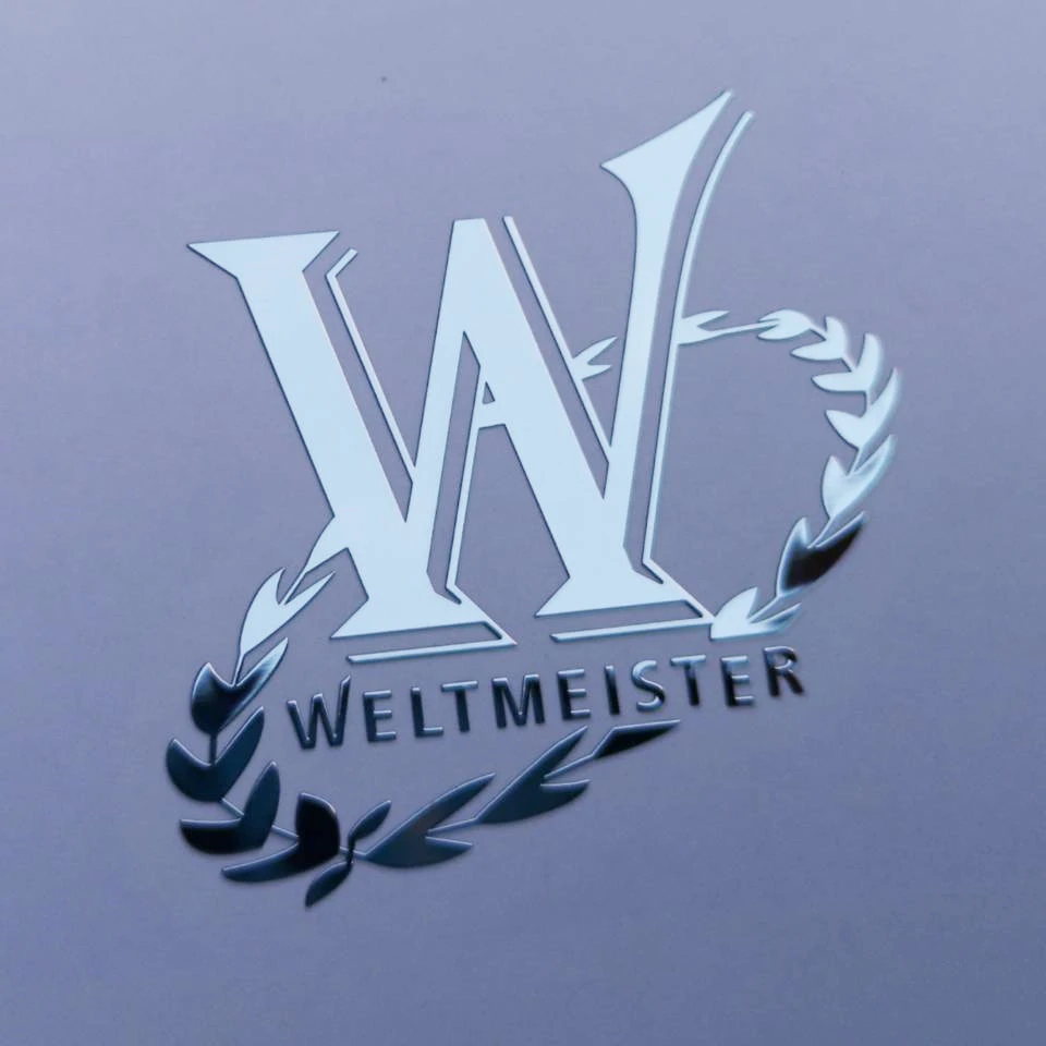 Thin Metal Logo Nickel Sticker